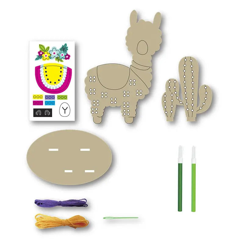 Cross Stitch And Painting The Alpaca Kit