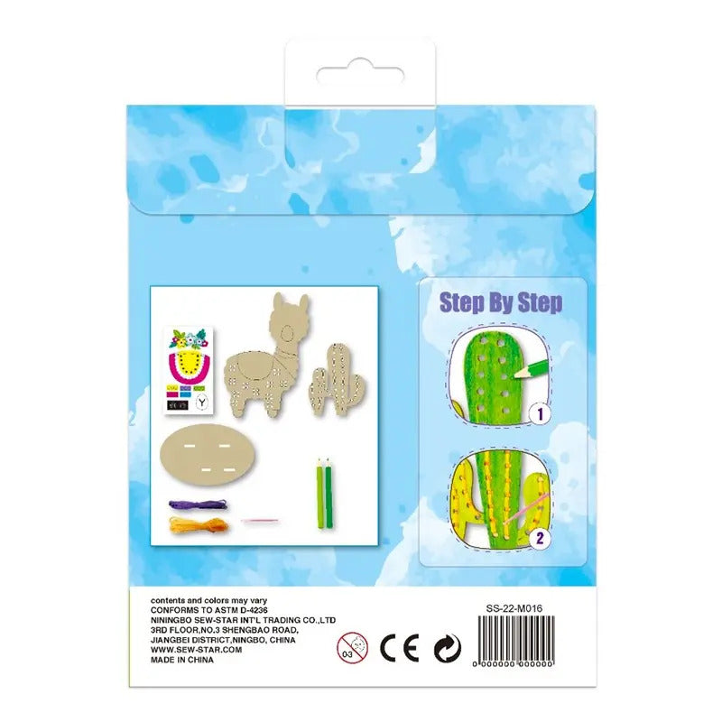Cross Stitch And Painting The Alpaca Kit