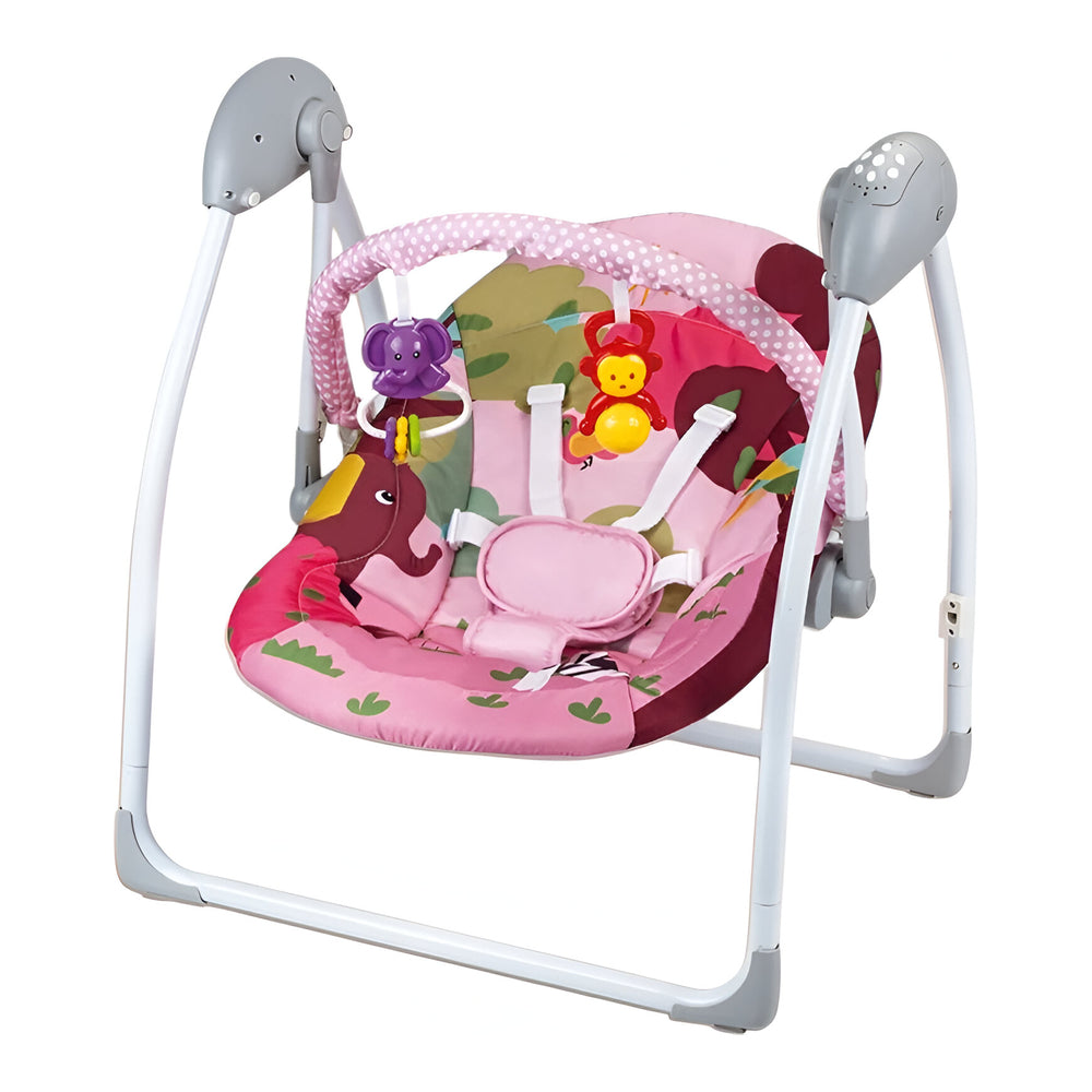 Deerfa Baby Rocking With Gentle Vibration - Pink