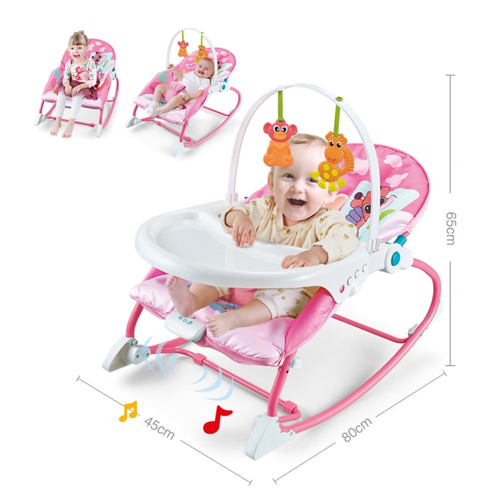 Dining Chair 3 In 1 - Pink
