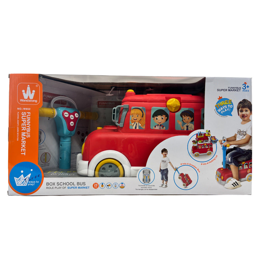Kids Push Ride On Play Set-Red