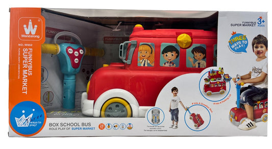 Kids Push Ride On Play Set-Red