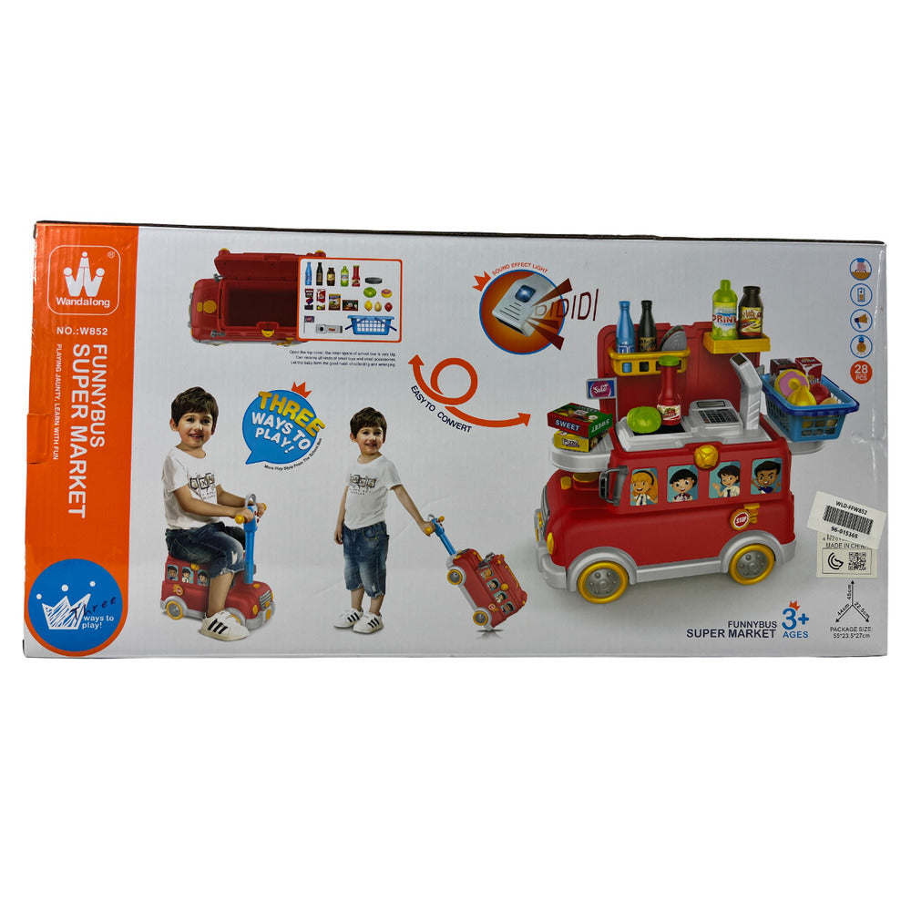 Kids Push Ride On Play Set-Red