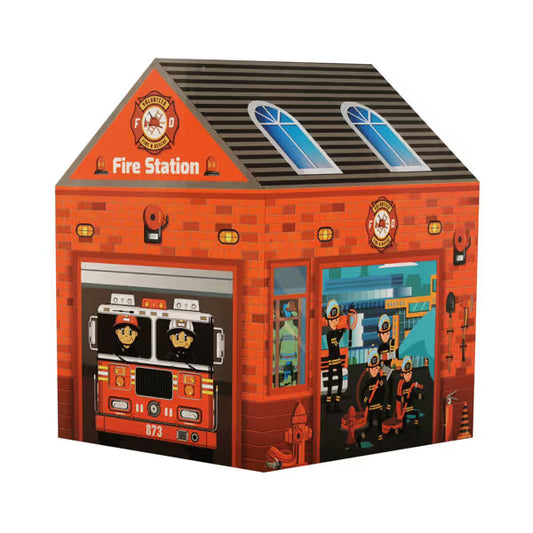 Loctoy Fire House Playtent with 50 Ocean Balls
