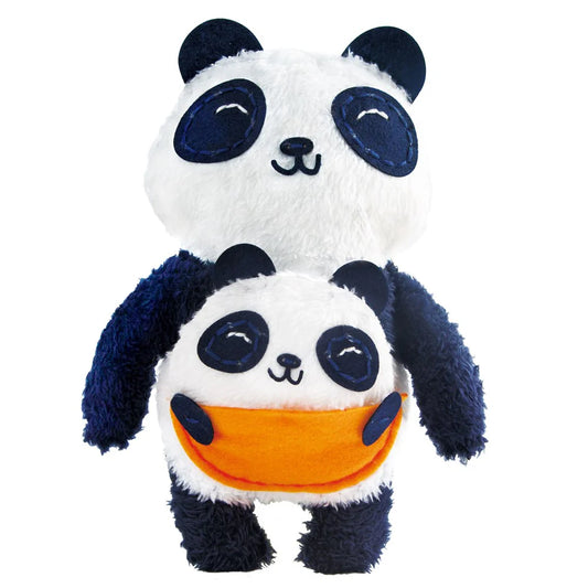 SEWING MY FIRST DOLL - MOM AND BABY PANDA