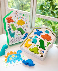 DINO FINGER CRAYONS