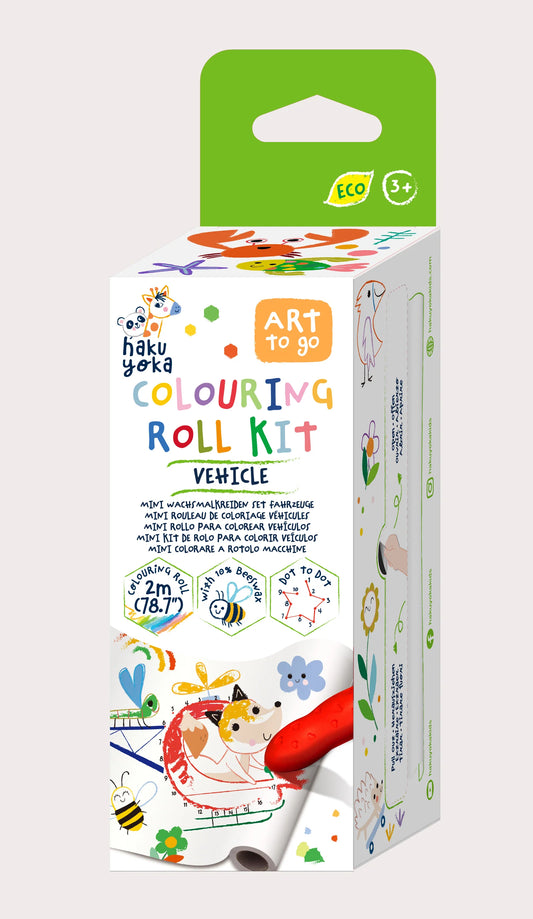 MINI COLOURING ROLL KIT VEHICLE