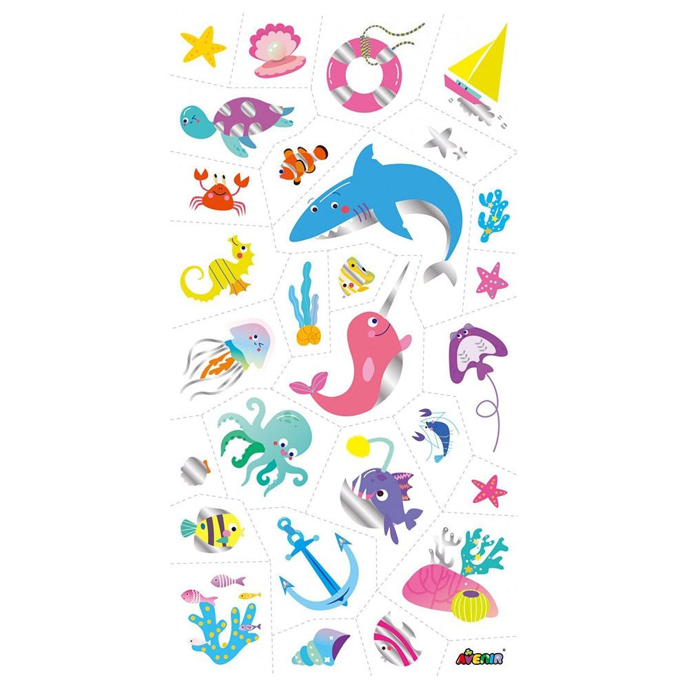 AVENIR TATTOO STICKER-SEA ANIMAL
