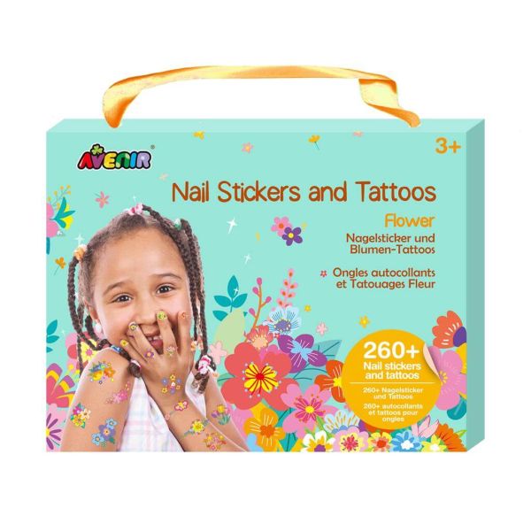 Avenier - Nail Stickers And Tattoos-Flower