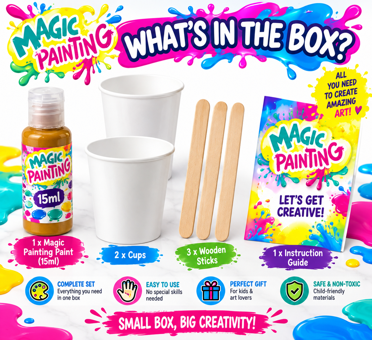 Magic Painting - Ceramic vase