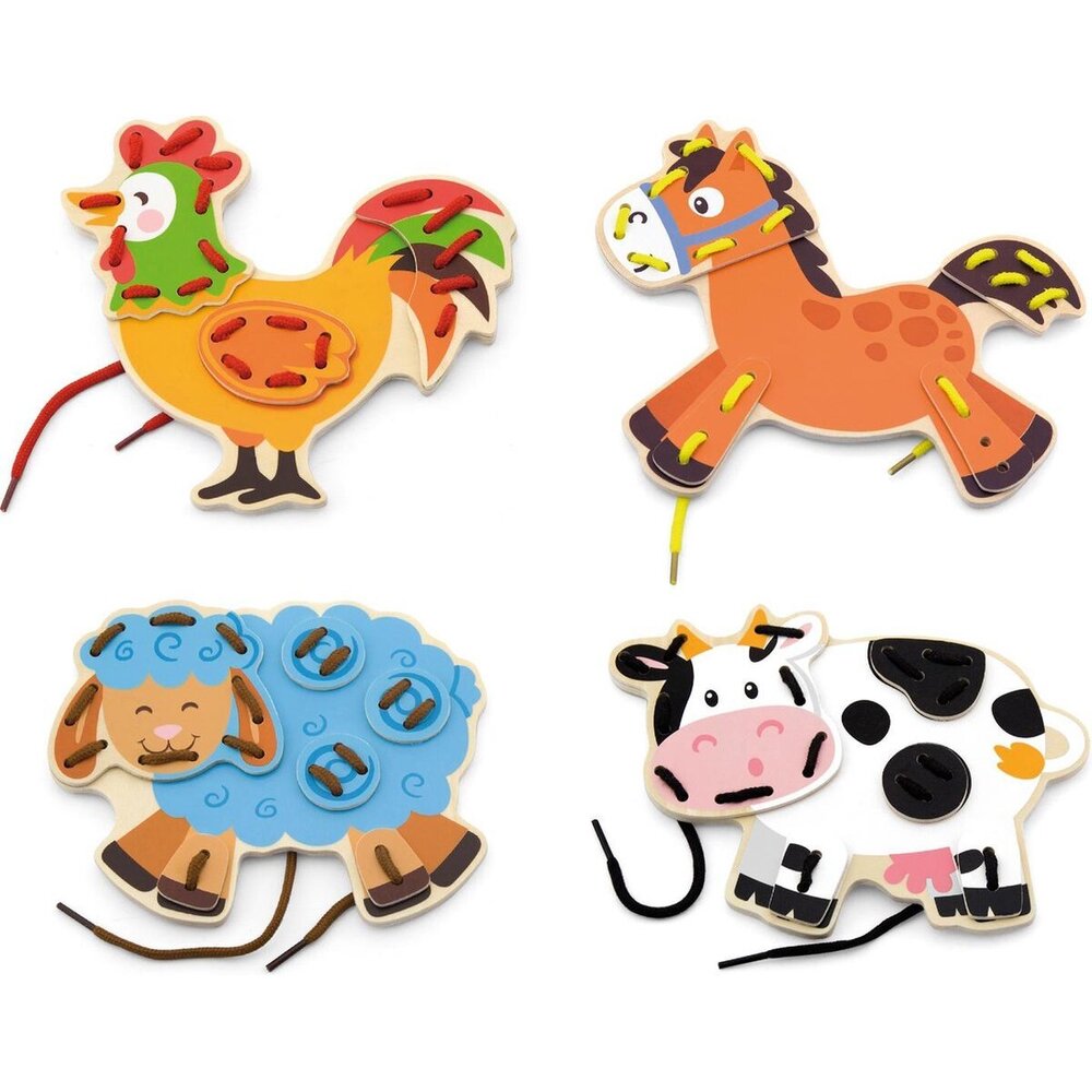 Viga - Lacing Farm Animals Lace
