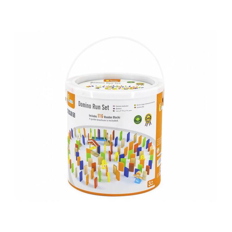 Viga - Domino Run Set, 116 Pieces