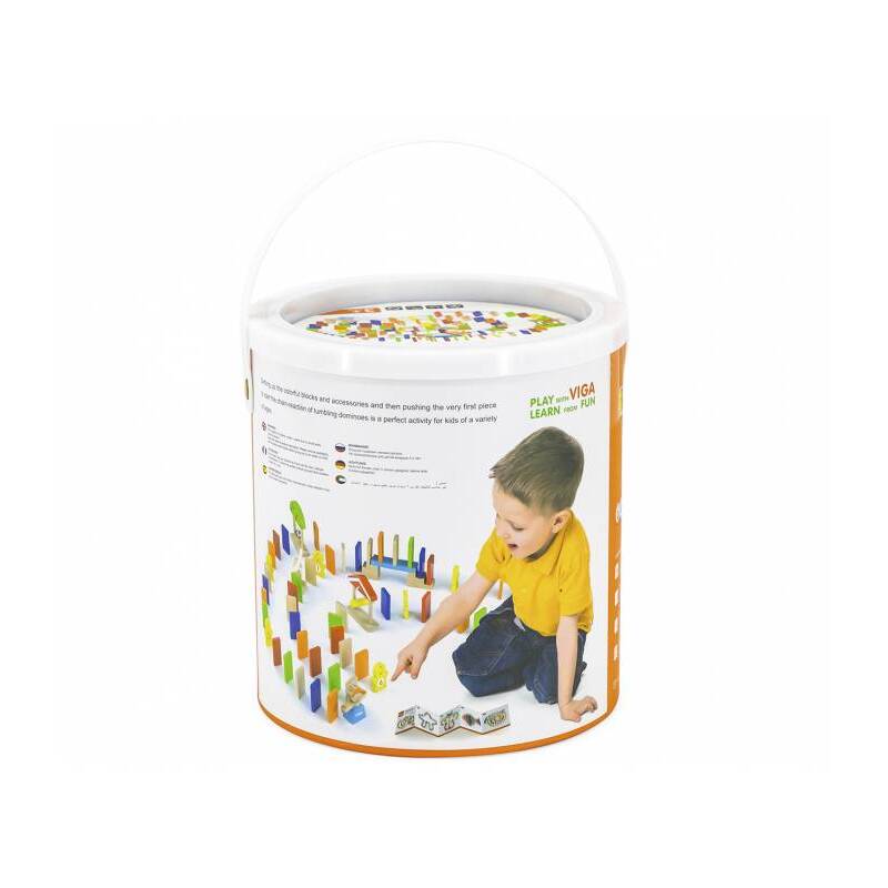 Viga - Domino Run Set, 116 Pieces