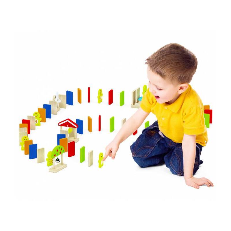 Viga - Domino Run Set, 116 Pieces