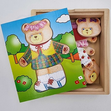 Viga - Girl Bear Dressing Up