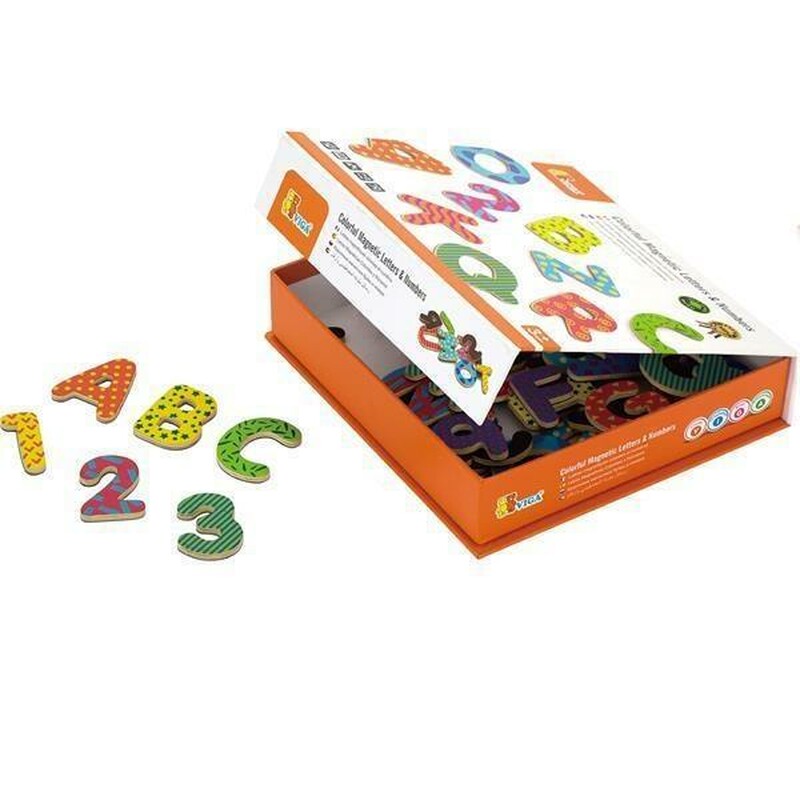 Viga - Magnetic Letter And Number Blocks