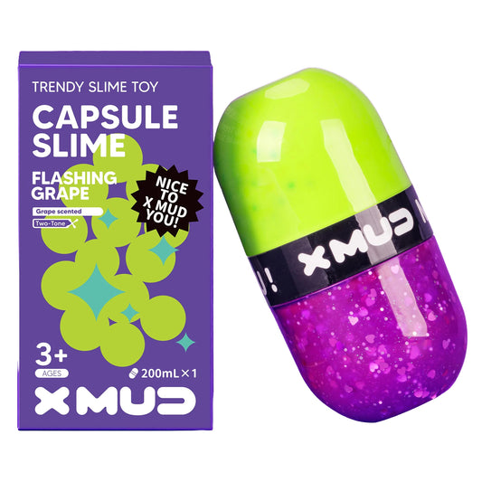 X Mud Capsule Slime Flashing Grape