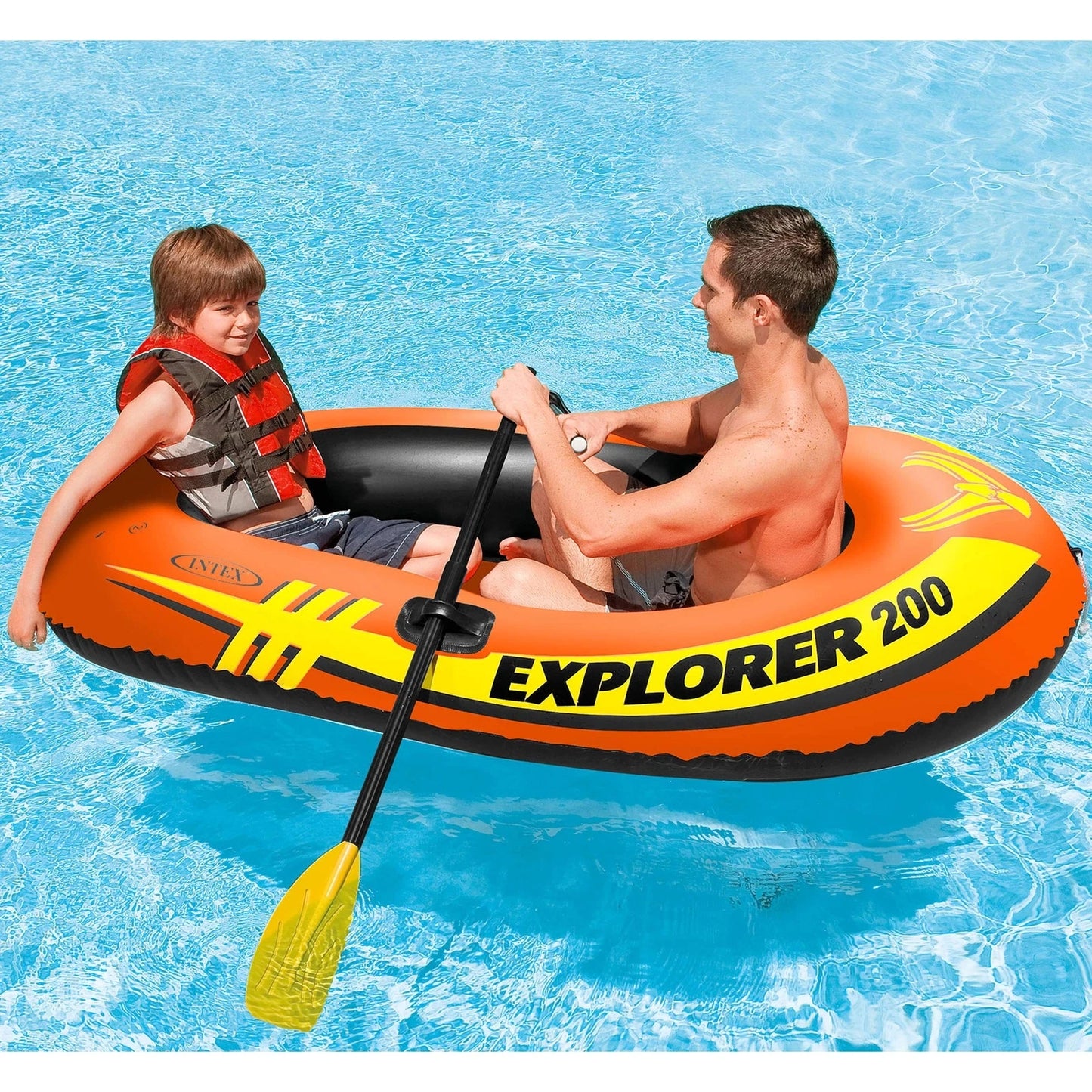 INTEX EXPLORER 200 BOAT - 185CMX94CMX41CM