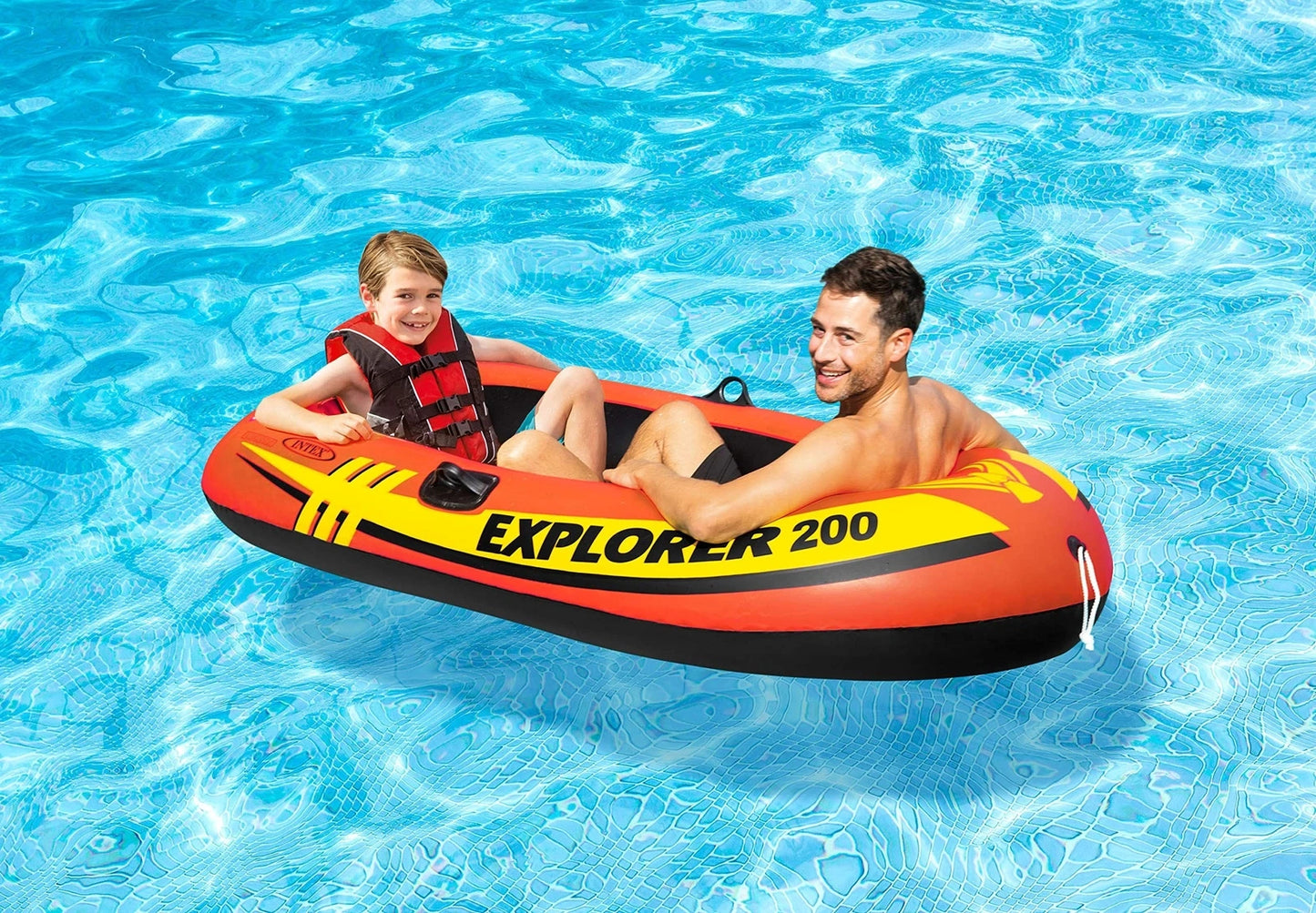 INTEX EXPLORER 200 BOAT - 185CMX94CMX41CM