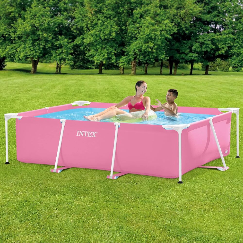 Intex - Rectangular Frame Pool - Pink