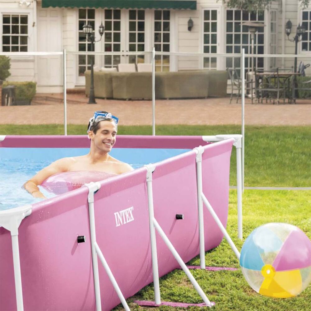 Intex - Rectangular Frame Pool - Pink