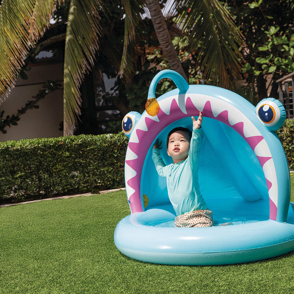 ANGLER FISH BABY POOL AGES - 1.27MX1.02MX86CM
