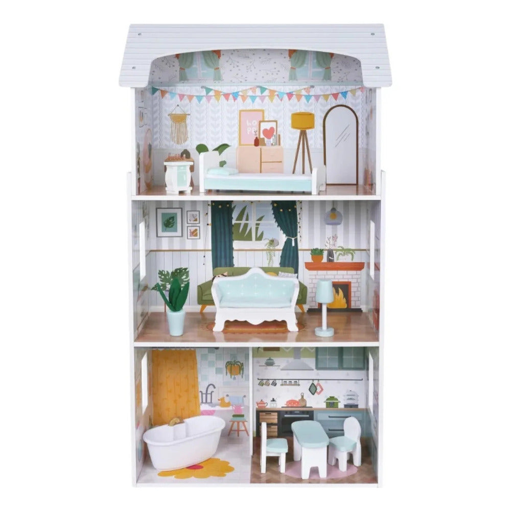 Edufun Pearl Doll House With 9 Furnitures