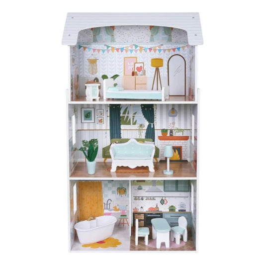 Edufun Pearl Doll House With 9 Furnitures