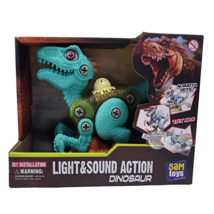 Sam Toys - Take-Apart Dinosaur Mini Velociraptor - Green