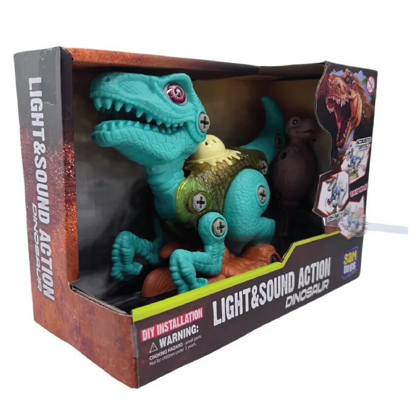 Sam Toys - Take-Apart Dinosaur Mini Velociraptor - Green