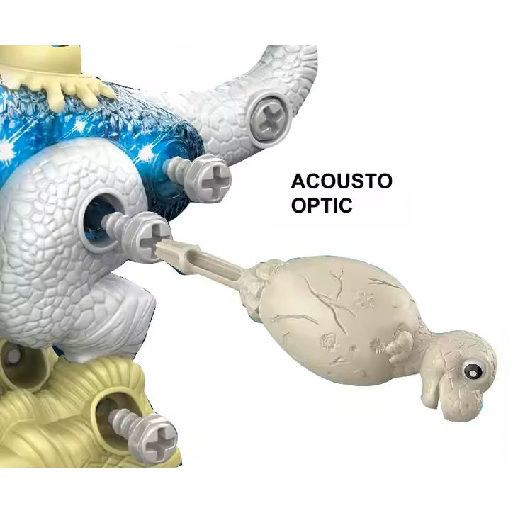 Sam Toys - Take-Apart Dinosaur Mini T-Rex - White