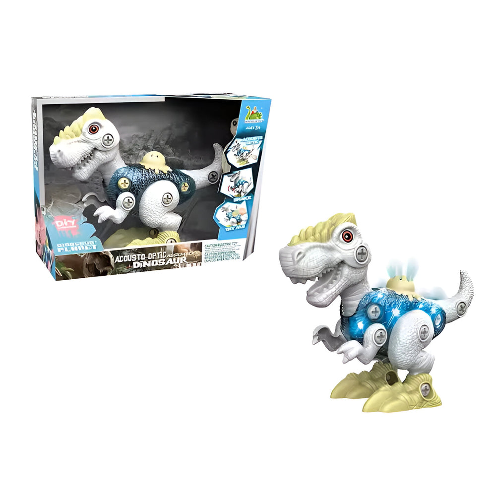 Sam Toys - Take-Apart Dinosaur Mini T-Rex - White