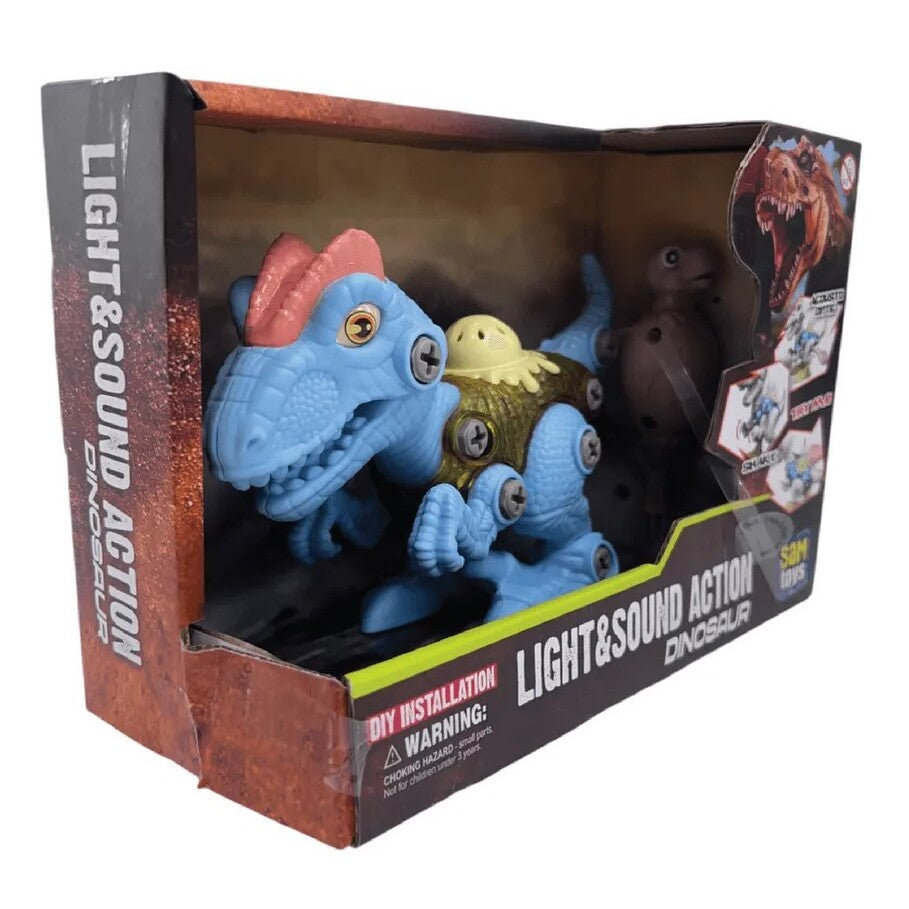 Sam Toys - Take-Apart Dinosaur Dilophosaurus - Blue