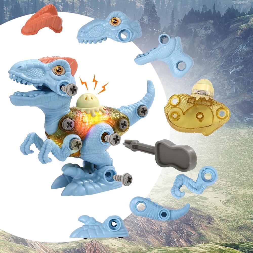 Sam Toys - Take-Apart Dinosaur Dilophosaurus - Blue