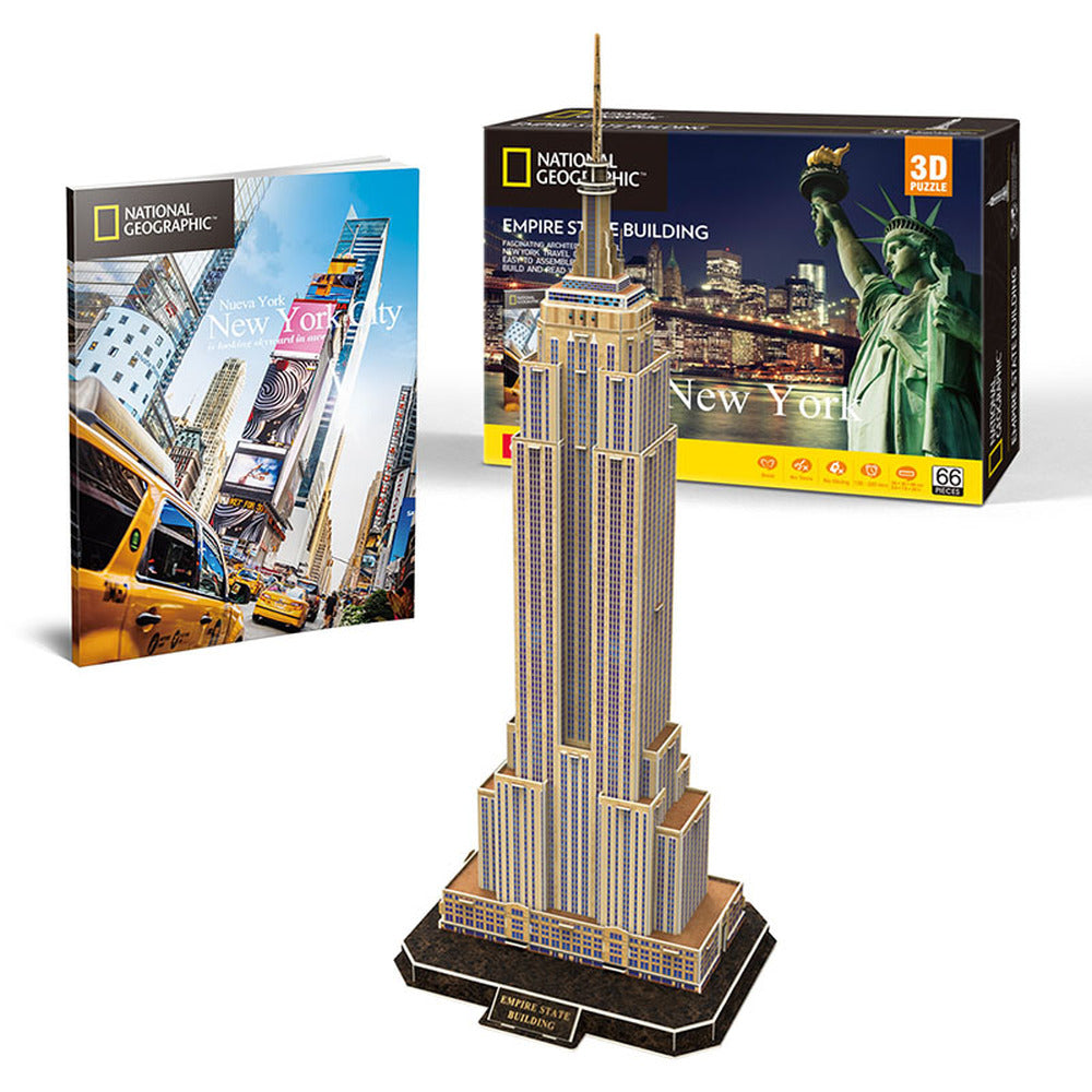 Cubic Fun - National Geographic 3D Puzzle Empire State Building-66Pieces