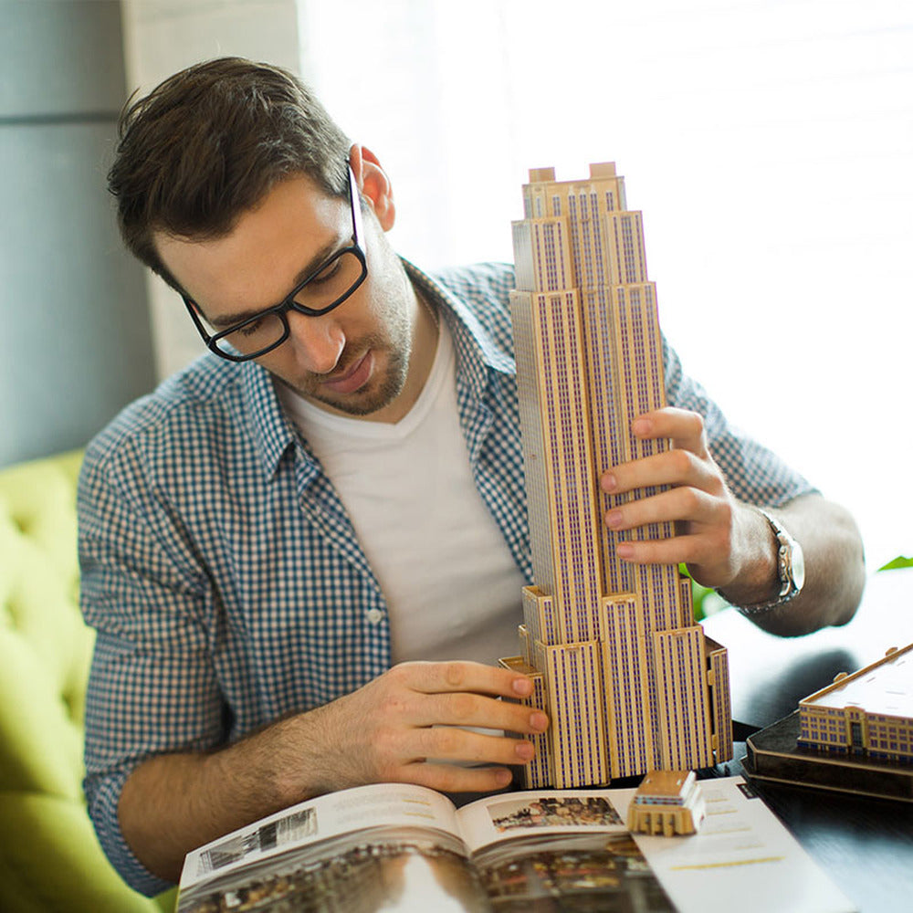 Cubic Fun - National Geographic 3D Puzzle Empire State Building-66Pieces