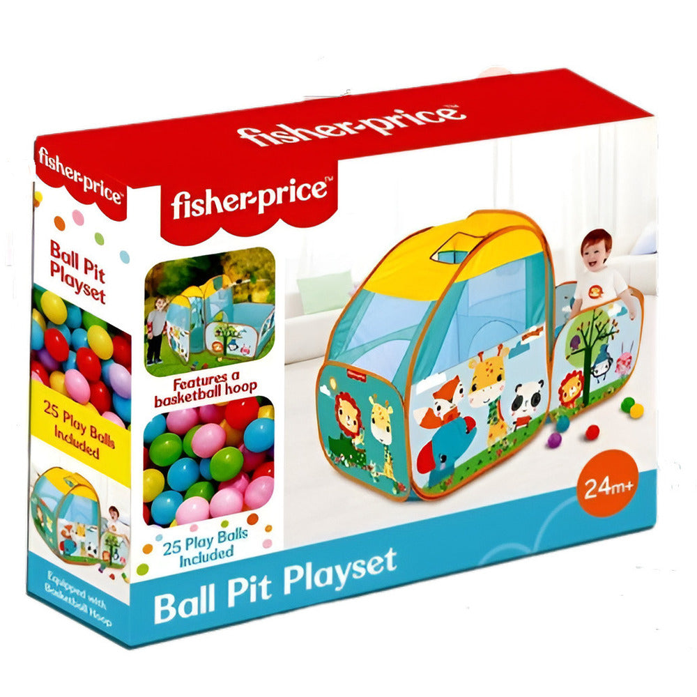 Ball Pit Playset With Basketball Hoop And 25 Ball