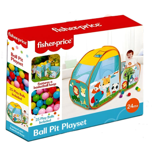 Ball Pit Playset With Basketball Hoop And 25 Ball