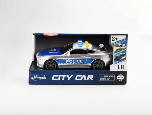 WENYI 1:18 SCALE CITY CAR POLICE CRUISER