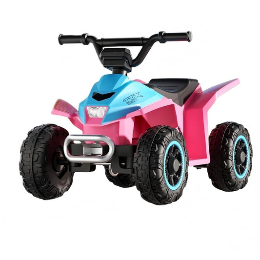 TOBBI KIDS ELECTRIC 6V RIDE ON QUAD BIKE - PINK