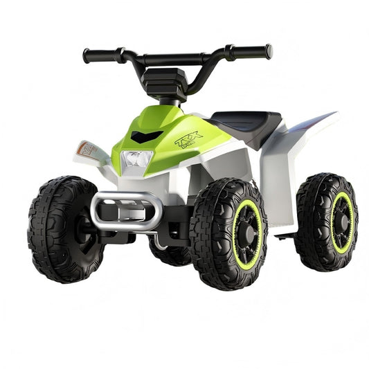 TOBBI KIDS ELECTRIC 6V RIDE ON QUAD BIKE - WHITE