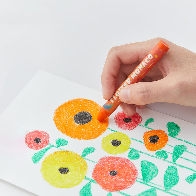 Flowermonaco - Washable Crayons - 36 Color
