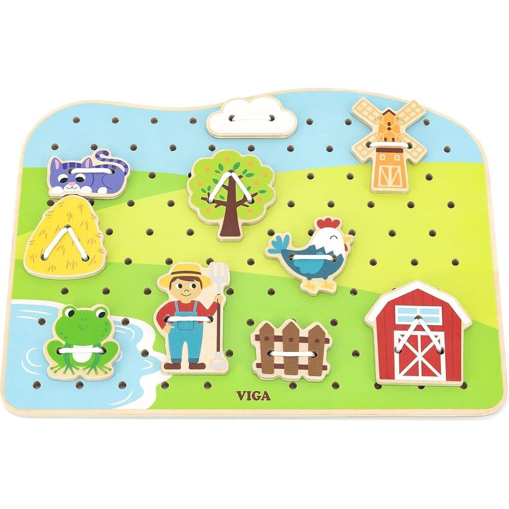 Viga - Farm Lacing Game