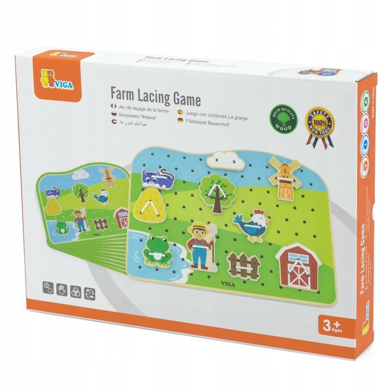 Viga - Farm Lacing Game