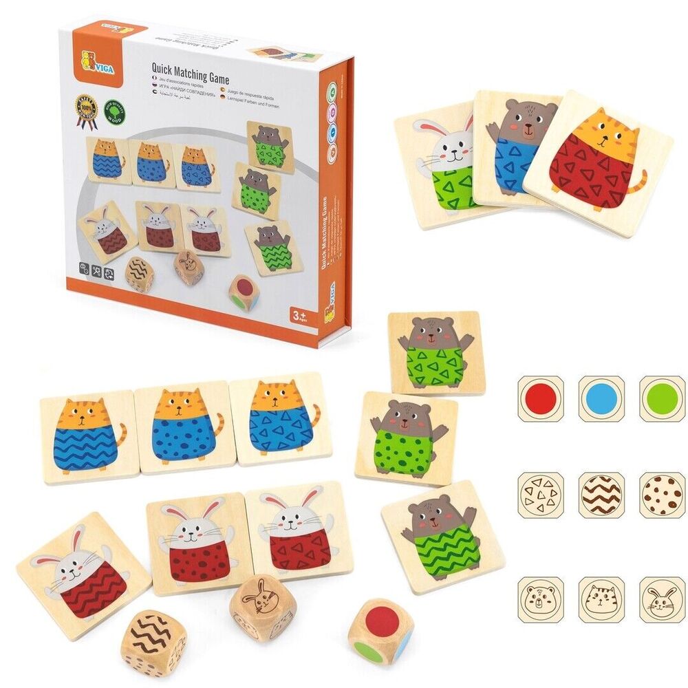 Viga - Wooden Puzzle Game Of Quick Fit