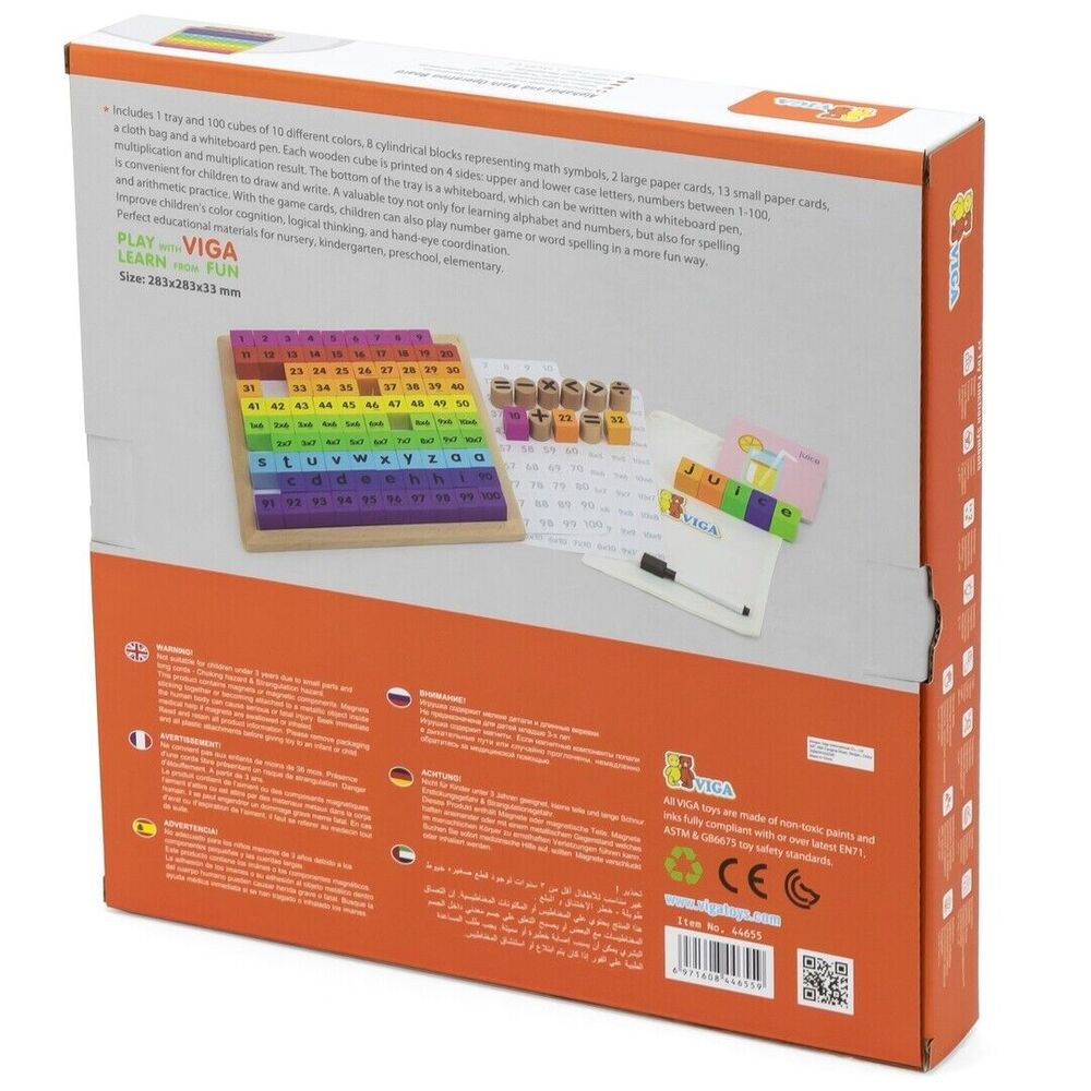 Viga - Alphabet And Math Operation Board