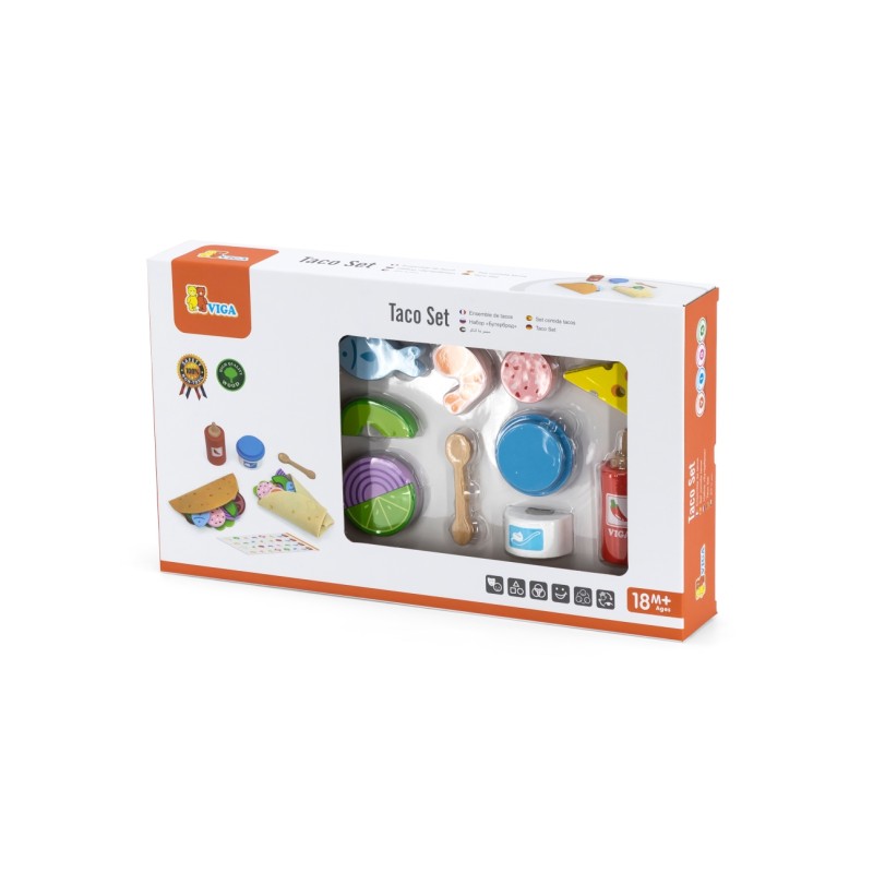 Viga - Wodden Taco Set