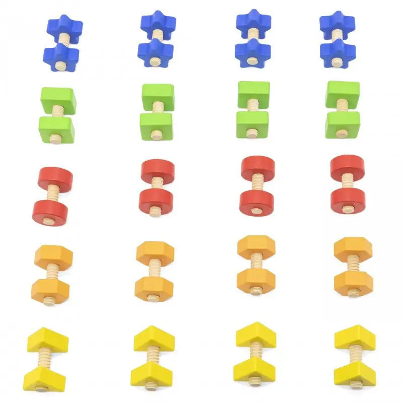 Viga - Nuts & Bolts - 40 Pcs