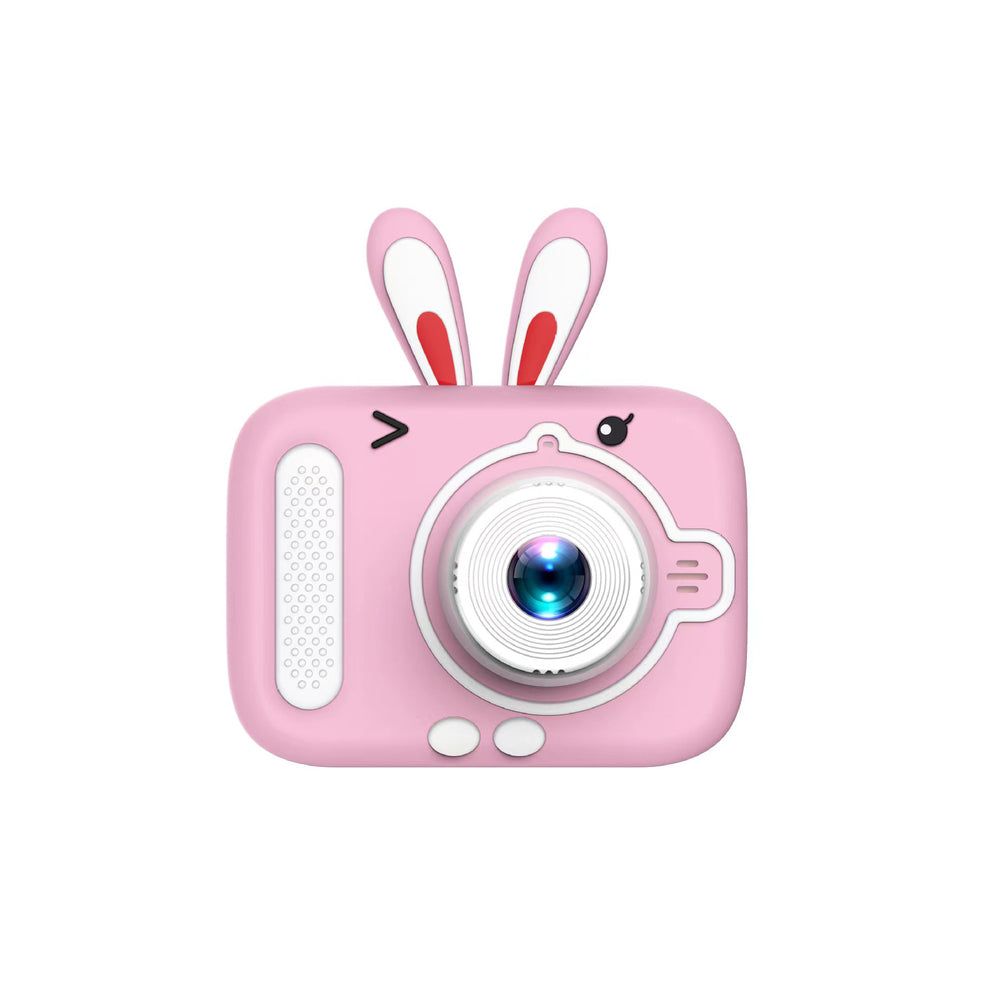 Mycam - Mini Small Rabbit Ears Digital Camera, 20Mp, Pink