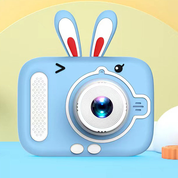 Mycam - Mini Small Rabbit Ears Digital Camera, 20Mp, Blue